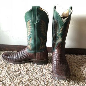 Men’s Rios of Mercedes Caiman Boots Size 12B